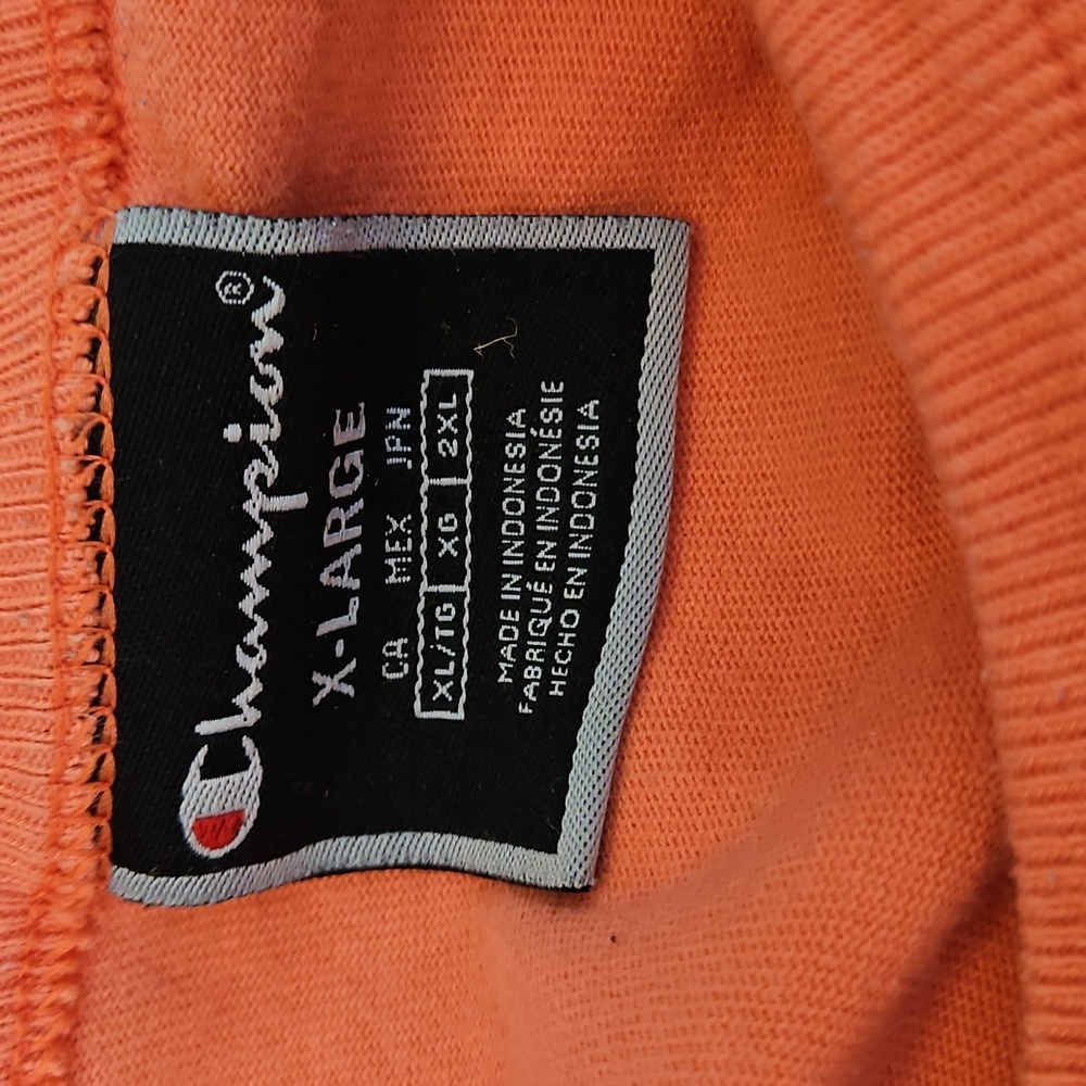 Champion Peach Atheleisure Workout Sportswear Logo Athletic Size XL - Picture 5 of 6
